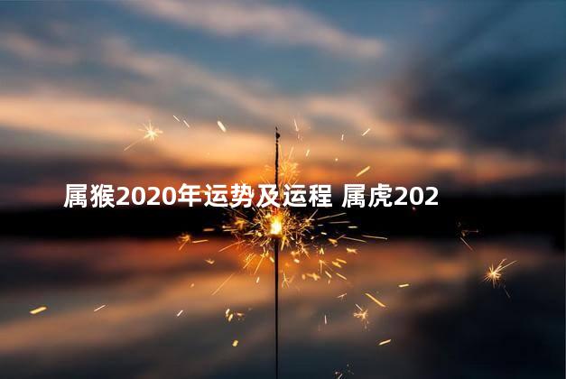 属猴2020年运势及运程 属虎2020年运势及运程